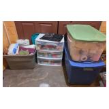 Assorted Fabric and Yarn
