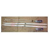 Cross Country Skis and Poles