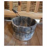 Vintage Wooden Bucket