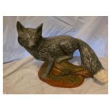 Porcelain Fox Figurine