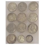 Canada & Mexico Silver Coins