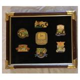 Framed John Deere Pins