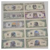 Collectible Military 1M Dollar Notes