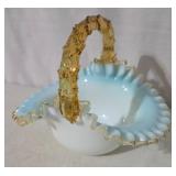 Vintage Applied Thorn Basket