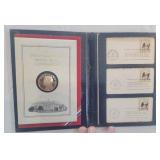 1977 Postal Service Commemorative Coin and Stamps