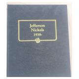 1938+ Jefferson Nickels & Collector Book