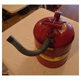 Justrite Safety Can