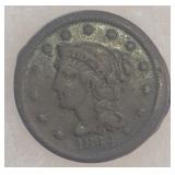 1844 US One Cent Piece