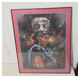 Native American Woman Pastel Art