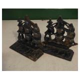 Cast Iron Ship Bookends