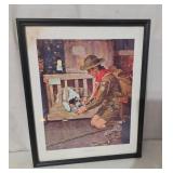 B&B USA "A Good Scout" Lithograph