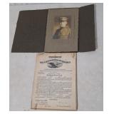 1919 US Army Discharge Document