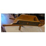 John Deere Wooden Wheelbarrow