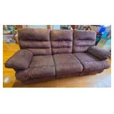 Brown Reclining Couch