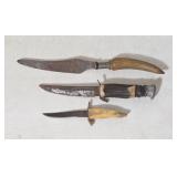 Vintage Bone Handle Knives