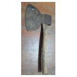 Antique Broad Axe w/ Curved Handle
