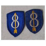 US Army 8th Infantry Patches