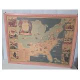 Grosset & Dunlap Picture Map of the Civil War