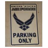 USAF Parking Sign