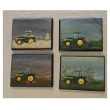 Painted Tractor Wall Hangings