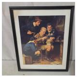 "America Builds For Tomorrow" Lithograph