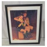 Norman Rockwell "A Guiding Hand" Lithograph