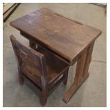 Wooden Child's Desk