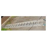 Montgomery Ward Aluminum Extension Ladder
