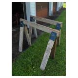 Wooden Sawhorses