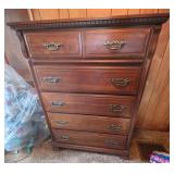 Five Drawer Wooden Dresser