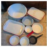 Assorted Enamelware