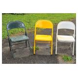 Folding Metal Chairs