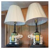 Vintage Elephant Lamps