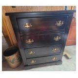 Four Drawer Wooden Dresser