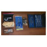 Vintage Compasses & Measuring Devices