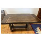 Wood Dining Table W/ 2 Leaf's (Very Solid)
