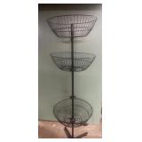 3-Tier Wire Basket Display
