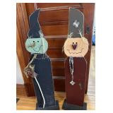 2- 4' Halloween Dï¿½cor Figures