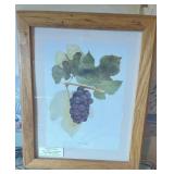 Framed Grape Dï¿½cor (Fishhook Frames) #1