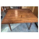 Vintage Folding Table W/ Drawer