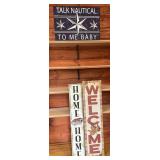 3-Decorative Wooden Signs #5