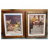 2- Framed Advertising Wall Dï¿½cor (Fishhook
