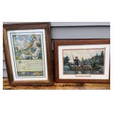 2- Framed Advertising Wall Dï¿½cor (Fishhook