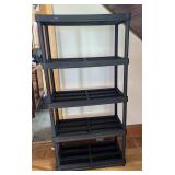 Black Plastic Storage Rack
