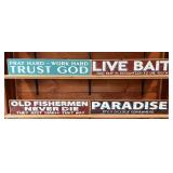 4-Decorative Wooden Signs #1