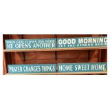 4-Decorative Wooden Signs #4