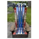 Snow Ski Adirondack Chair ( One Of A Kind)