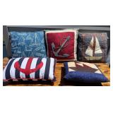5- Nautical Pillows  (New)