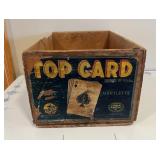 Vintage 'Top Card' Advertising Box