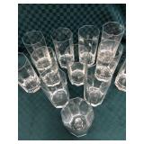 Set 12 Octagonal Glasses